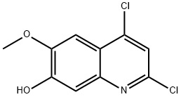 7-Quinolinol, 2,4-dichloro-6-methoxy- Structure