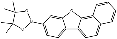 9-(4,4,5,5-tetramethyl-1,3,2-dioxaborolan-2-yl)-benzo[b]naphtho[2,1-d]furan Structure