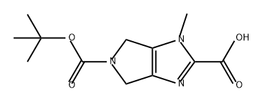 Pyrrolo[3,4-d]imidazole-2,5(1H)-dicarboxylic acid, 4,6-dihydro-1-methyl-, 5-(1,1-dimethylethyl) ester Structure