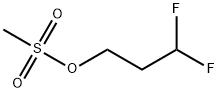 1-Propanol, 3,3-difluoro-, 1-methanesulfonate 구조식 이미지