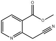 3-Pyridinecarboxylic acid, 2-(cyanomethyl)-, methyl ester Structure