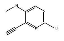 2-Pyridinecarbonitrile, 6-chloro-3-(methylamino)- Structure