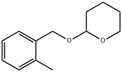 2H-Pyran, tetrahydro-2-[(2-methylphenyl)methoxy]- 구조식 이미지