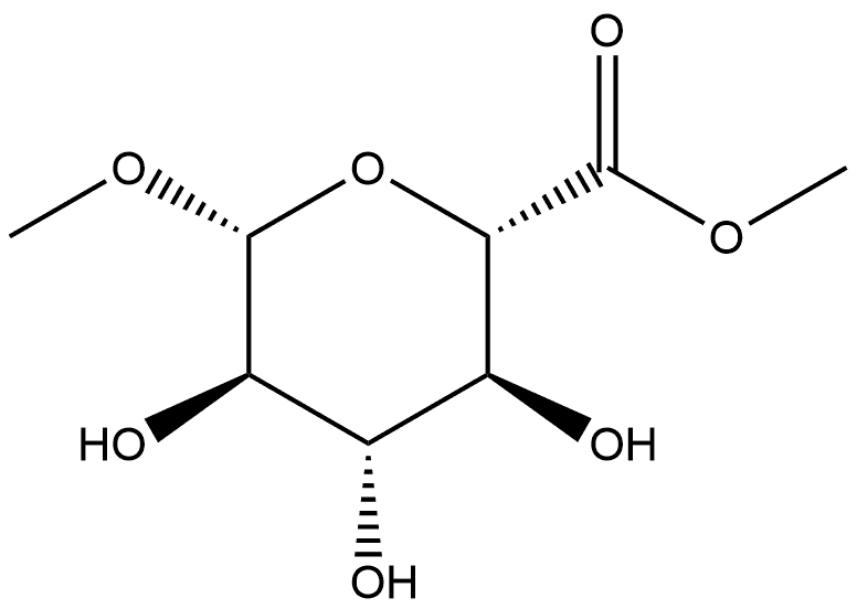 1-O-Methyl-β-D-glucuronide Methyl Ester Structure