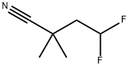 Butanenitrile, 4,4-difluoro-2,2-dimethyl- 구조식 이미지