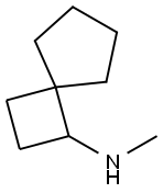 Spiro[3.4]octan-1-amine, N-methyl- Structure