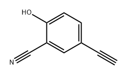 Benzonitrile, 5-ethynyl-2-hydroxy- 구조식 이미지