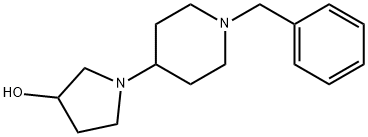 3-Pyrrolidinol, 1-[1-(phenylmethyl)-4-piperidinyl]- Structure