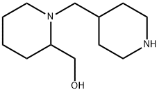 2-Piperidinemethanol, 1-(4-piperidinylmethyl)- Structure