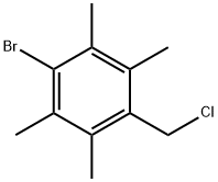 1-bromo-4-(chloromethyl)-2,3,5,6-tetramethylbenzene Structure