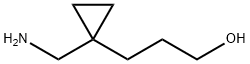 3-[1-(aminomethyl)cyclopropyl]propan-1-ol Structure