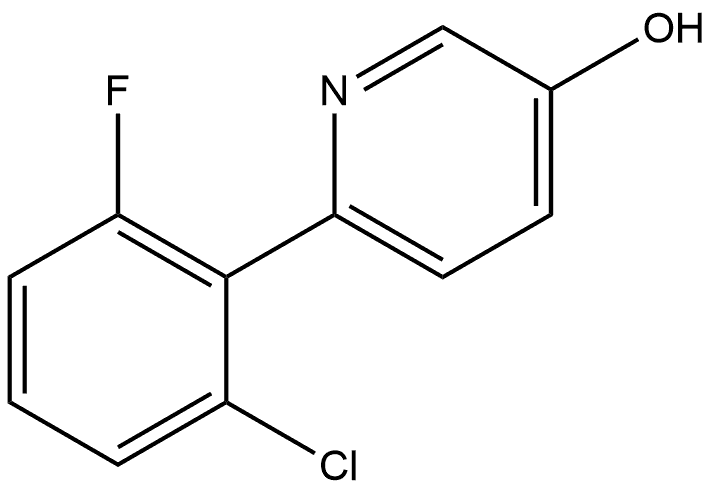 6-(2-Chloro-6-fluorophenyl)-3-pyridinol Structure