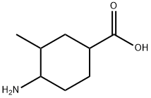 Cyclohexanecarboxylic acid, 4-amino-3-methyl- Structure