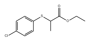 Propanoic acid, 2-[(4-chlorophenyl)thio]-, ethyl ester Structure