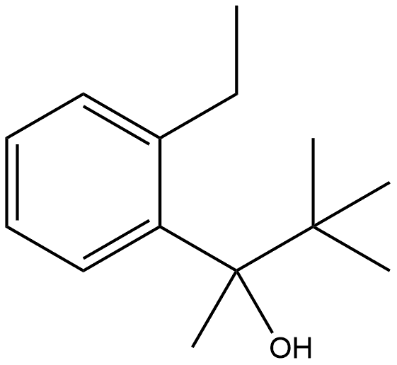 α-(1,1-Dimethylethyl)-2-ethyl-α-methylbenzenemethanol Structure