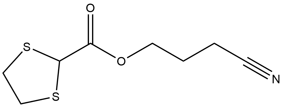 3-Cyanopropyl 1,3-dithiolane-2-carboxylate Structure