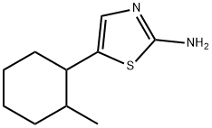 2-Thiazolamine, 5-(2-methylcyclohexyl)- 구조식 이미지