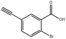 2-bromo-5-ethynylbenzoic acid Structure