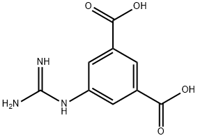 5-Guanidinoisophthalic acid 구조식 이미지