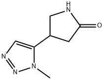 4-(1-methyl-1H-1,2,3-triazol-5-yl)pyrrolidin-2-one Structure