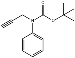 Carbamic acid, N-phenyl-N-2-propyn-1-yl-, 1,1-dimethylethyl ester Structure