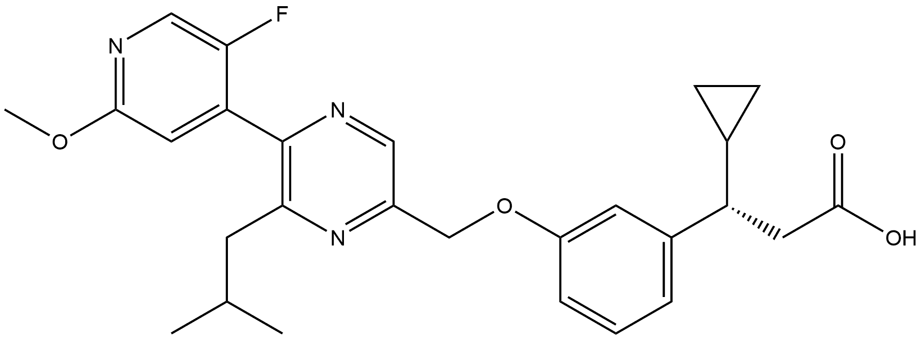 GPR40 agonist 1 Structure