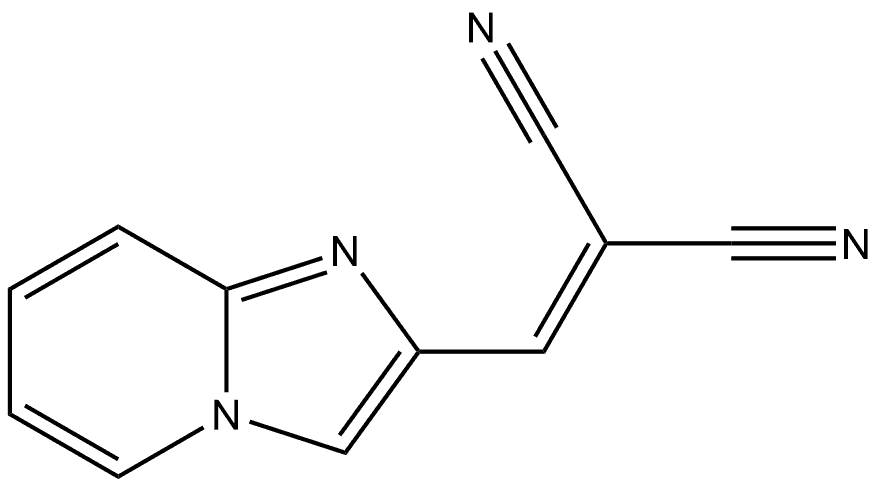 2-(imidazo[1,2-a]pyridin-2-ylmethylene)malononitrile Structure