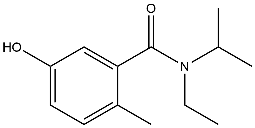 N-Ethyl-5-hydroxy-2-methyl-N-(1-methylethyl)benzamide Structure