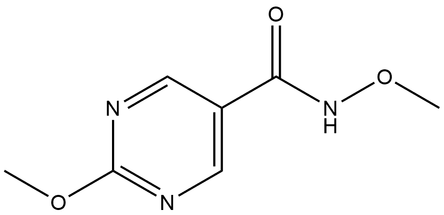 N,2-Dimethoxy-5-pyrimidinecarboxamide 구조식 이미지