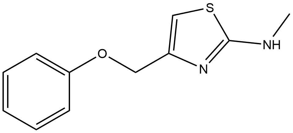 N-Methyl-4-(phenoxymethyl)-2-thiazolamine Structure