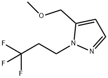 5-(methoxymethyl)-1-(3,3,3-trifluoropropyl)-1H-pyrazole 구조식 이미지
