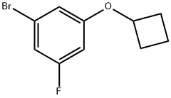 1-Bromo-3-cyclobutoxy-5-fluorobenzene Structure