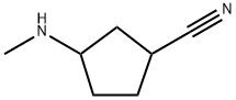 Cyclopentanecarbonitrile,3-(methylamino)- Structure