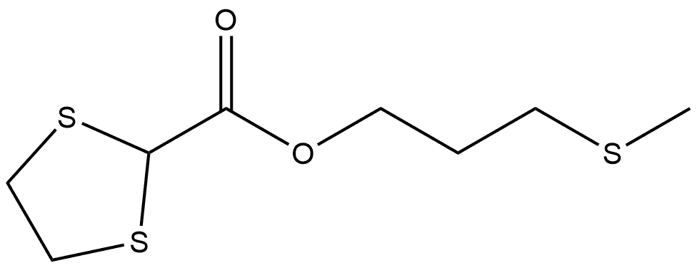 3-(Methylthio)-propyl 1,3-dithiolane-2-carboxylate Structure