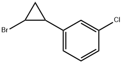 1-(2-bromocyclopropyl)-3-chlorobenzene Structure