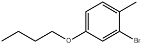 2-Bromo-4-butoxy-1-methylbenzene Structure