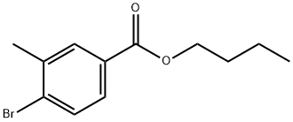 Benzoic acid, 4-bromo-3-methyl-, butyl ester Structure