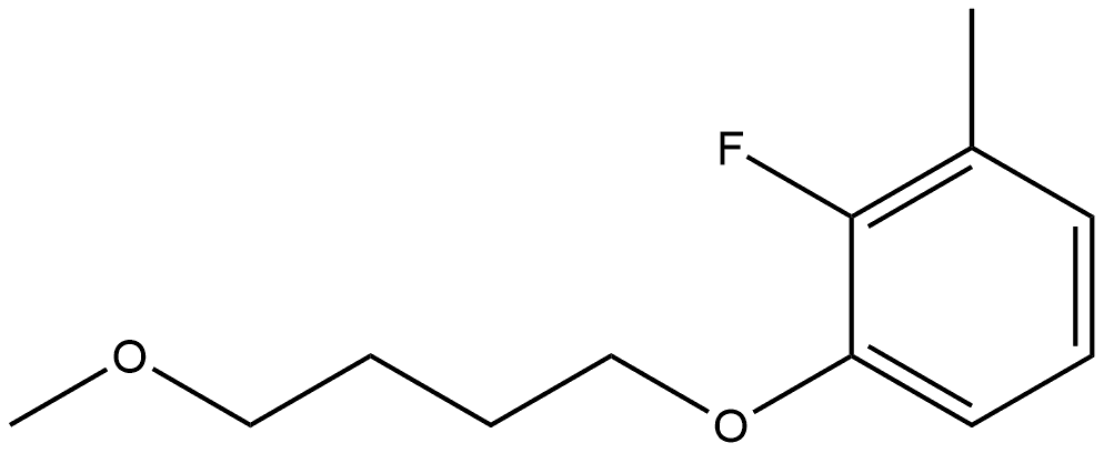 2-Fluoro-1-(4-methoxybutoxy)-3-methylbenzene 구조식 이미지