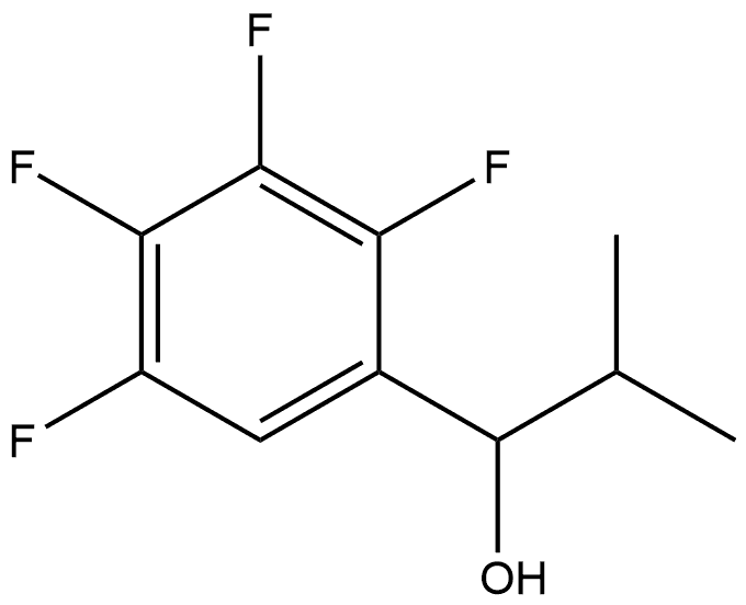 2,3,4,5-Tetrafluoro-α-(1-methylethyl)benzenemethanol Structure