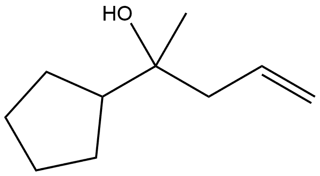 α-Methyl-α-2-propen-1-ylcyclopentanemethanol Structure