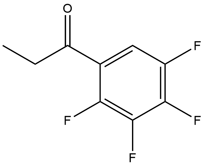 1-(2,3,4,5-Tetrafluorophenyl)-1-propanone Structure