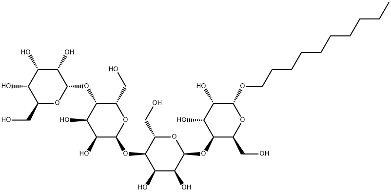 Lac beta(1-4)Lac-beta-C10 구조식 이미지