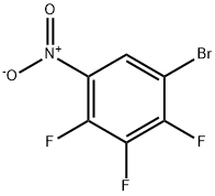 Benzene, 1-?bromo-?2,?3,?4-?trifluoro-?5-?nitro- Structure