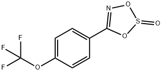 5-(4-Trifluoromethoxyphenyl)-1,3,2,4-dioxathiazole 2-oxide Structure