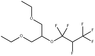 Propane, 1-?[2-?ethoxy-?1-?(ethoxymethyl)?ethoxy]?-?1,?1,?2,?3,?3,?3-?hexafluoro- Structure