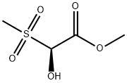 Acetic acid, 2-?hydroxy-?2-?(methylsulfonyl)?-?, methyl ester, (2S)?- Structure