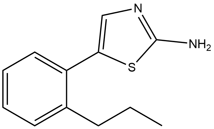 5-(2-Propylphenyl)thiazol-2-amine Structure