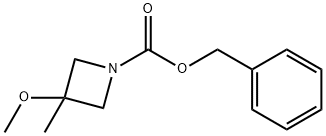 1-Azetidinecarboxylic acid, 3-methoxy-3-methyl-, phenylmethyl ester Structure
