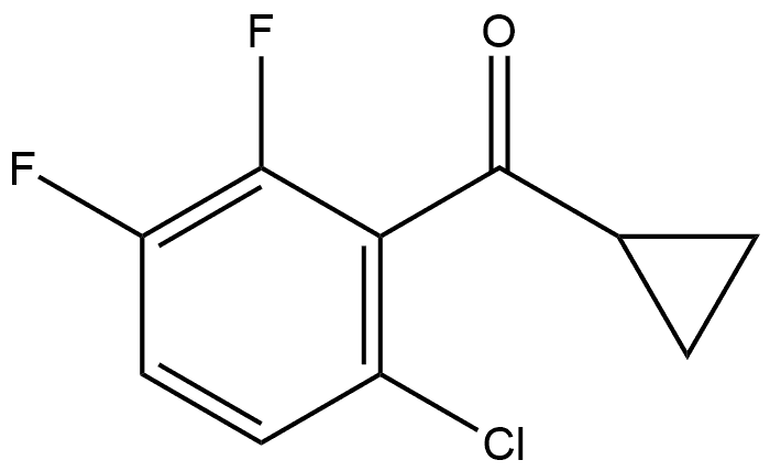 (6-Chloro-2,3-difluorophenyl)cyclopropylmethanone Structure