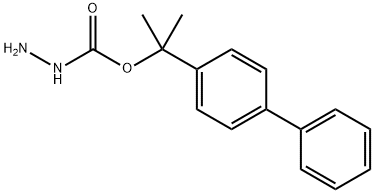 2-(P-비페닐)이소프로필록시카르보닐하이드라지드 구조식 이미지